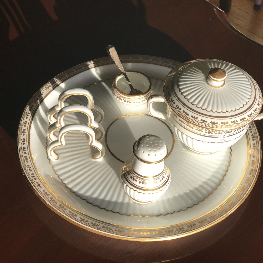 antique breakfast set